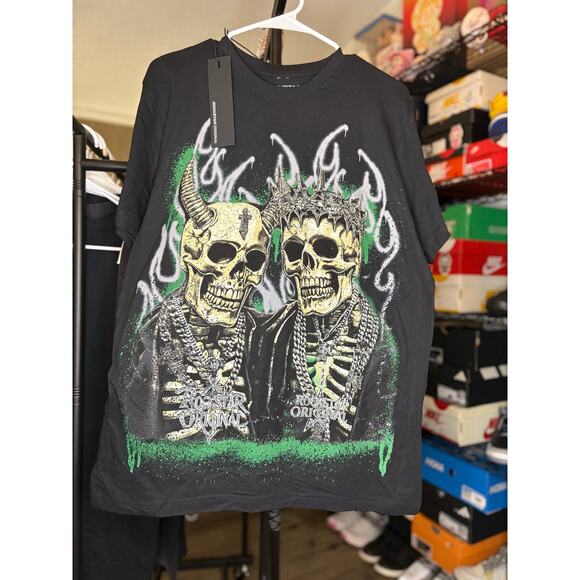 Tenacity Other - NWT Sz. L - Men's Tenacity Skull Couple Tee (Black)